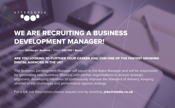 New Role: Business Development