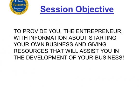 Session Objective TO PROVIDE