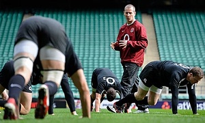 England rugby union training