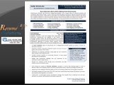 Sample Resume for Business Development Manager