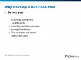 Why Develop a Business Plan?