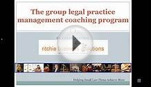 Business Coaching for Law Firms - Law Firm Consulting