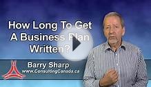 How long does a business plan take to write?