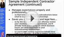 Independent Contractor Agreement for IT Consulting -